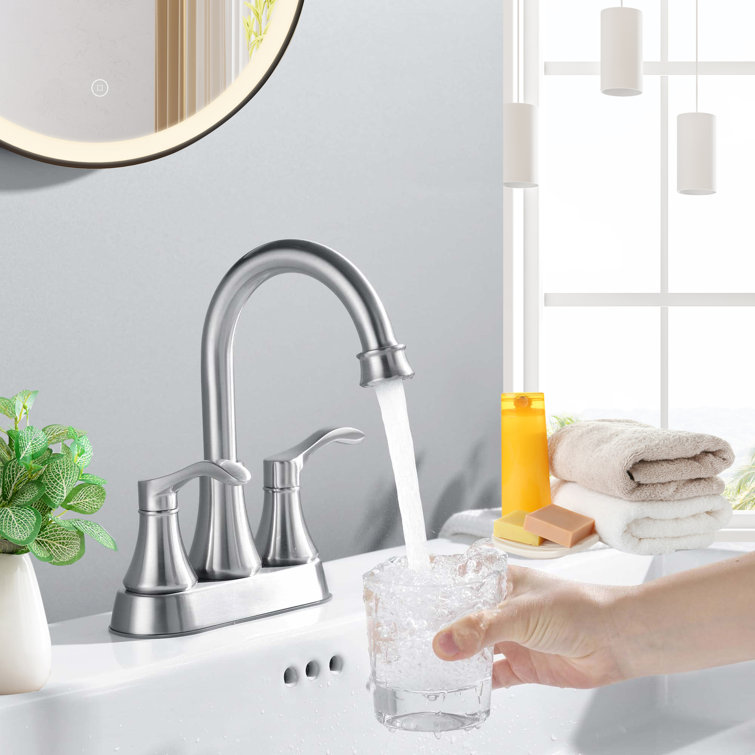 Liyong Centerset Faucet Bathroom Faucet With Drain Assembly Wayfair Canada